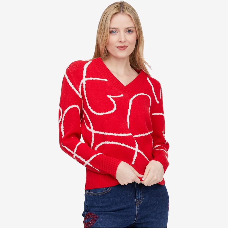 Image 118909_SWIHS.jpg, Product 118-909 / Price $39.88, Diane Gilman V-Neck Sweater from DG2 by Diane Gilman on TSC.ca's Fashion department