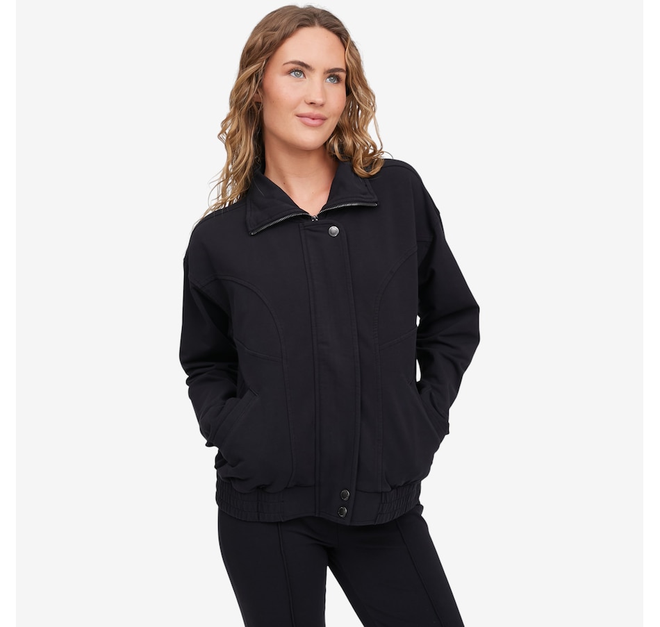 Image 118919_BLK.jpg, Product 118-919 / Price $109.90, Diane Gilman Sport Luxe Front Zip Jacket from DG2 by Diane Gilman on TSC.ca's Fashion department