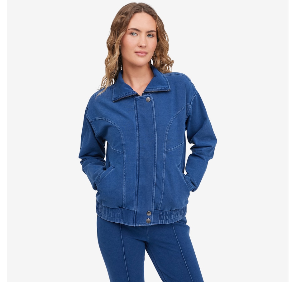 Image 118919_MDTNE.jpg, Product 118-919 / Price $109.90, Diane Gilman Sport Luxe Front Zip Jacket from DG2 by Diane Gilman on TSC.ca's Fashion department