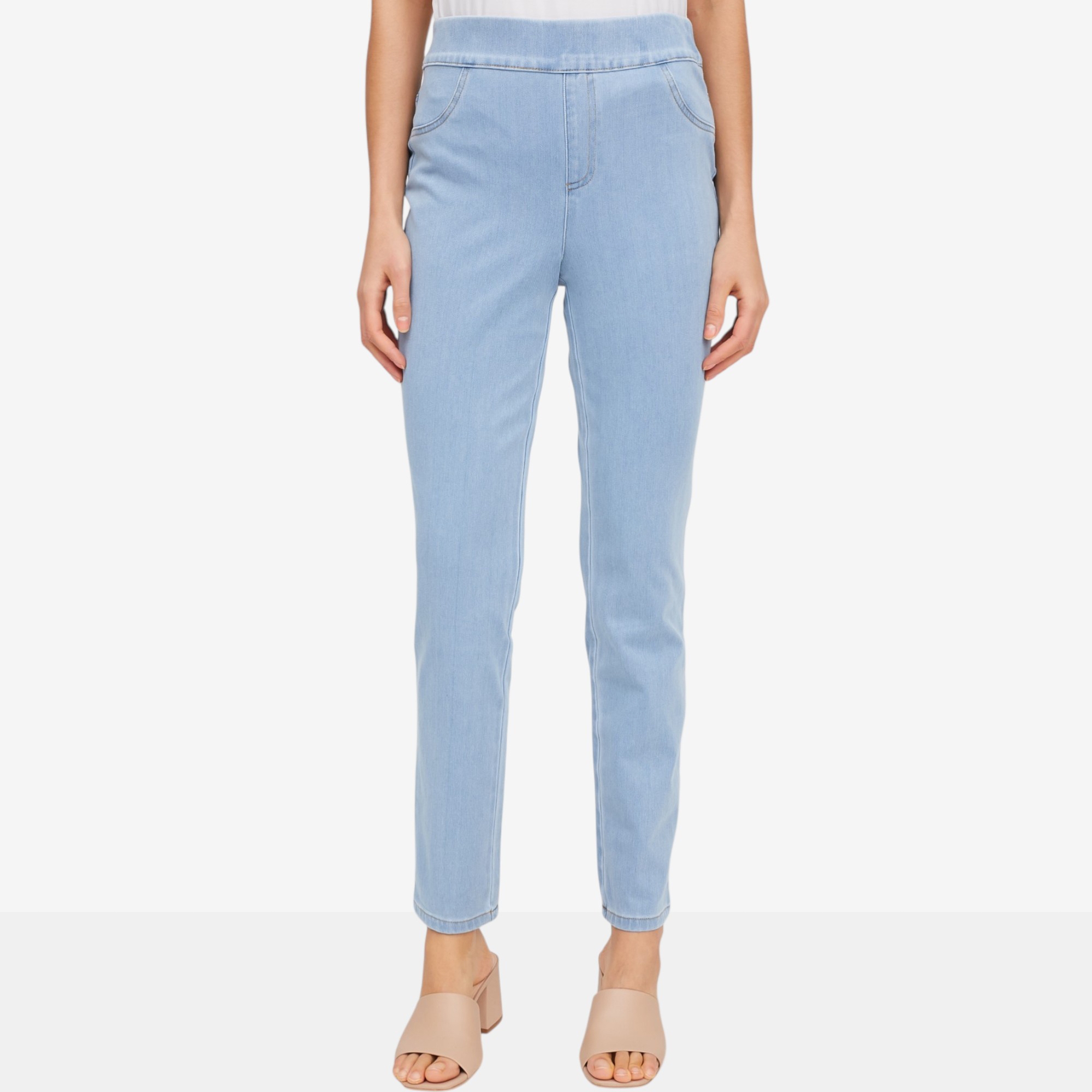 Nina Leonard Stretch Knit Denim Pant - TSC.ca
