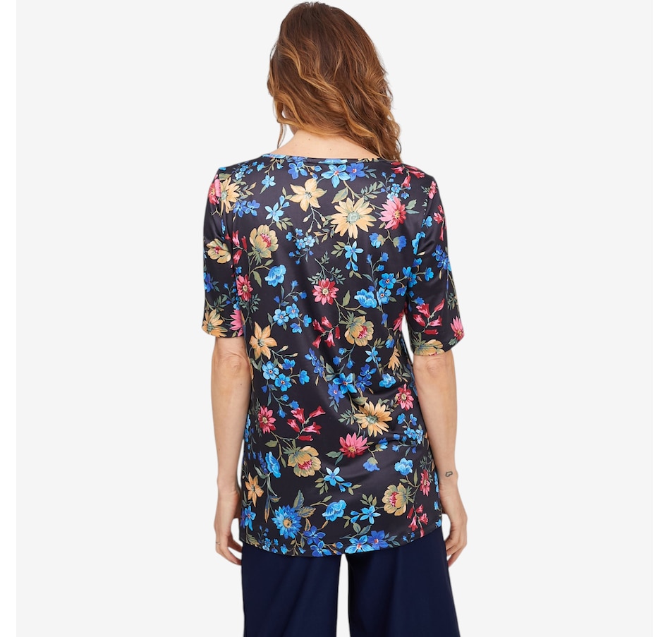 Image 118929_ALTMORE1.jpg, Product 118-929 / Price $39.88, Nina Leonard Elbow Sleeve Scoop Top from Nina Leonard on TSC.ca's Fashion department