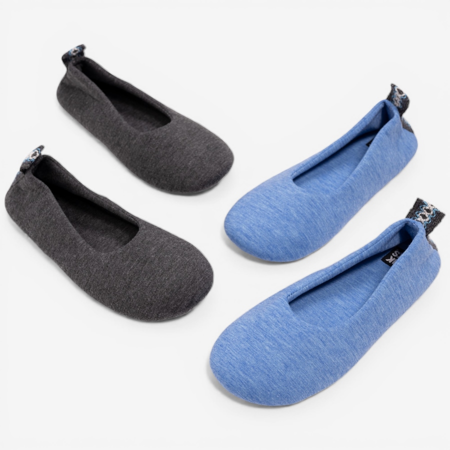 Image 118949_ALTMORE10.jpg, Product 118-949 / Price $50.00, Muk Luks Soft Sole Ballerinas with Travel Bag: 2-Pack from Muk Luks on TSC.ca's Shoes department