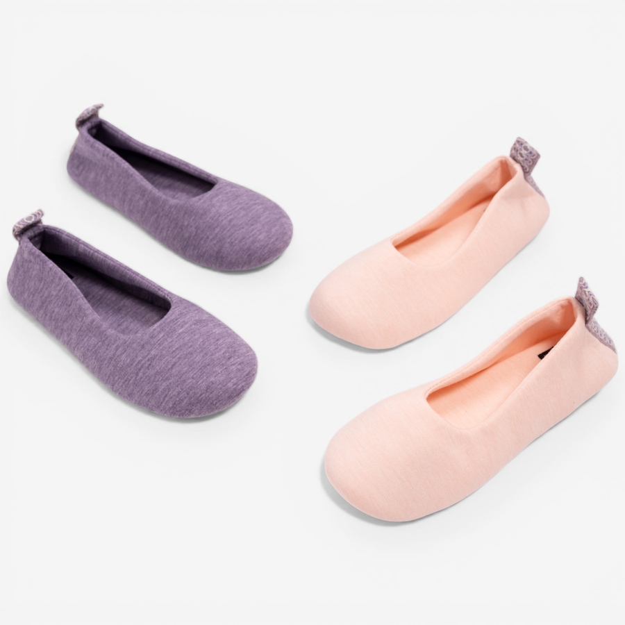 Image 118949_ALTMORE12.jpg, Product 118-949 / Price $50.00, Muk Luks Soft Sole Ballerinas with Travel Bag: 2-Pack from Muk Luks on TSC.ca's Shoes department