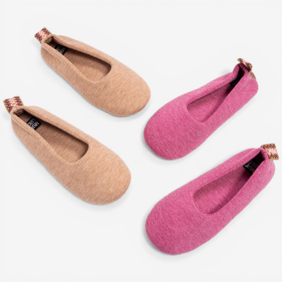 Image 118949_ALTMORE9.jpg, Product 118-949 / Price $50.00, Muk Luks Soft Sole Ballerinas with Travel Bag: 2-Pack from Muk Luks on TSC.ca's Shoes department