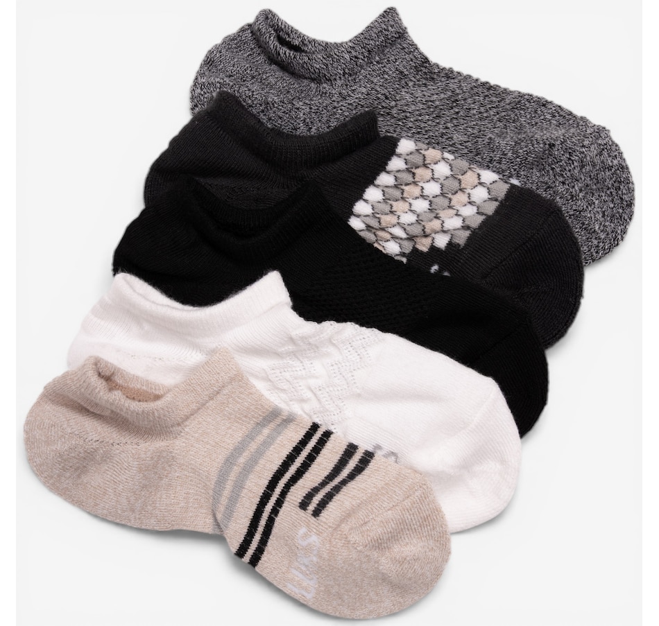 Image 118958_NEU.jpg, Product 118-958 / Price $30.00, Muk Luks Dream Step No-Show Socks: Set of 5 Pairs from Muk Luks on TSC.ca's Fashion department