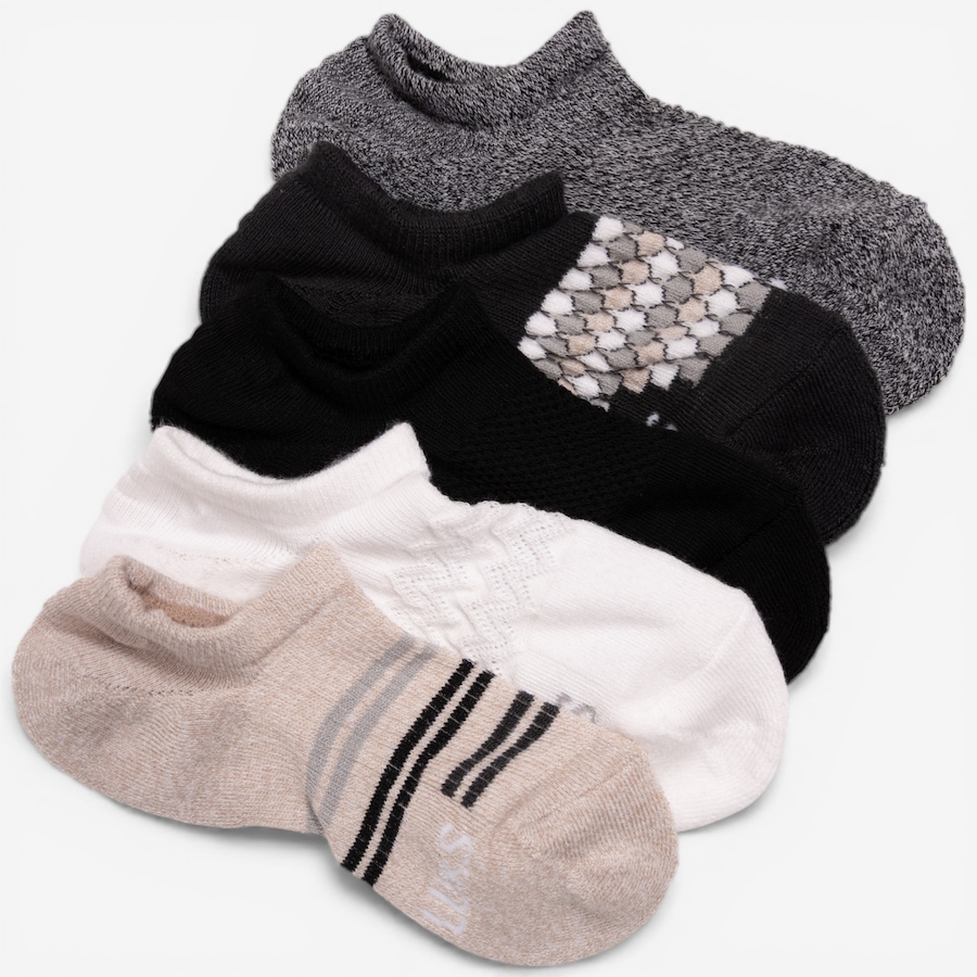 Image 118958_NEU.jpg, Product 118-958 / Price $30.00, Muk Luks Dream Step No-Show Socks: Set of 5 Pairs from Muk Luks on TSC.ca's Fashion department