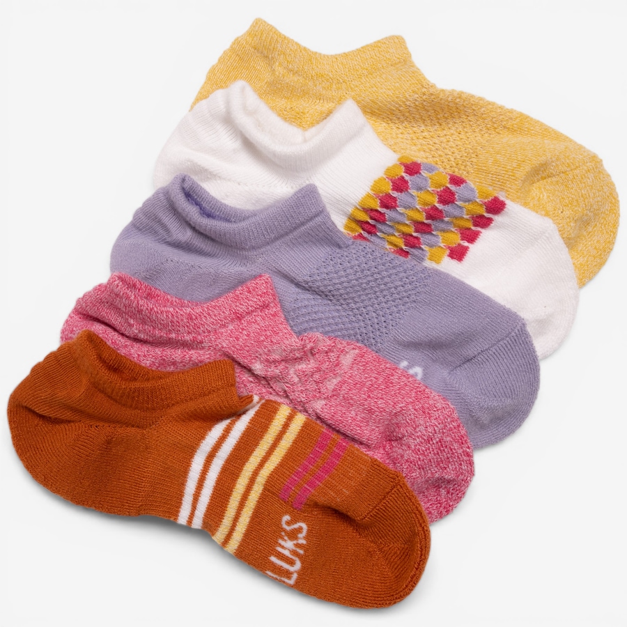 Image 118958_SUM.jpg, Product 118-958 / Price $30.00, Muk Luks Dream Step No-Show Socks: Set of 5 Pairs from Muk Luks on TSC.ca's Fashion department
