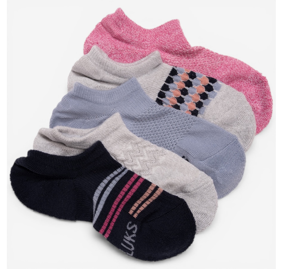 Image 118958_TWL.jpg, Product 118-958 / Price $30.00, Muk Luks Dream Step No-Show Socks: Set of 5 Pairs from Muk Luks on TSC.ca's Fashion department