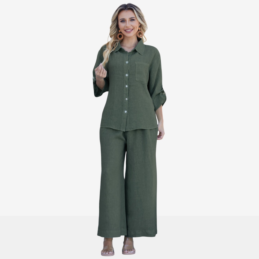 Image 119030_MILRY.jpg, Product 119-030 / Price $49.33, Orange Fashion Village Celia's Linen Two-Piece Set from Orange Fashion Village on TSC.ca's Fashion department