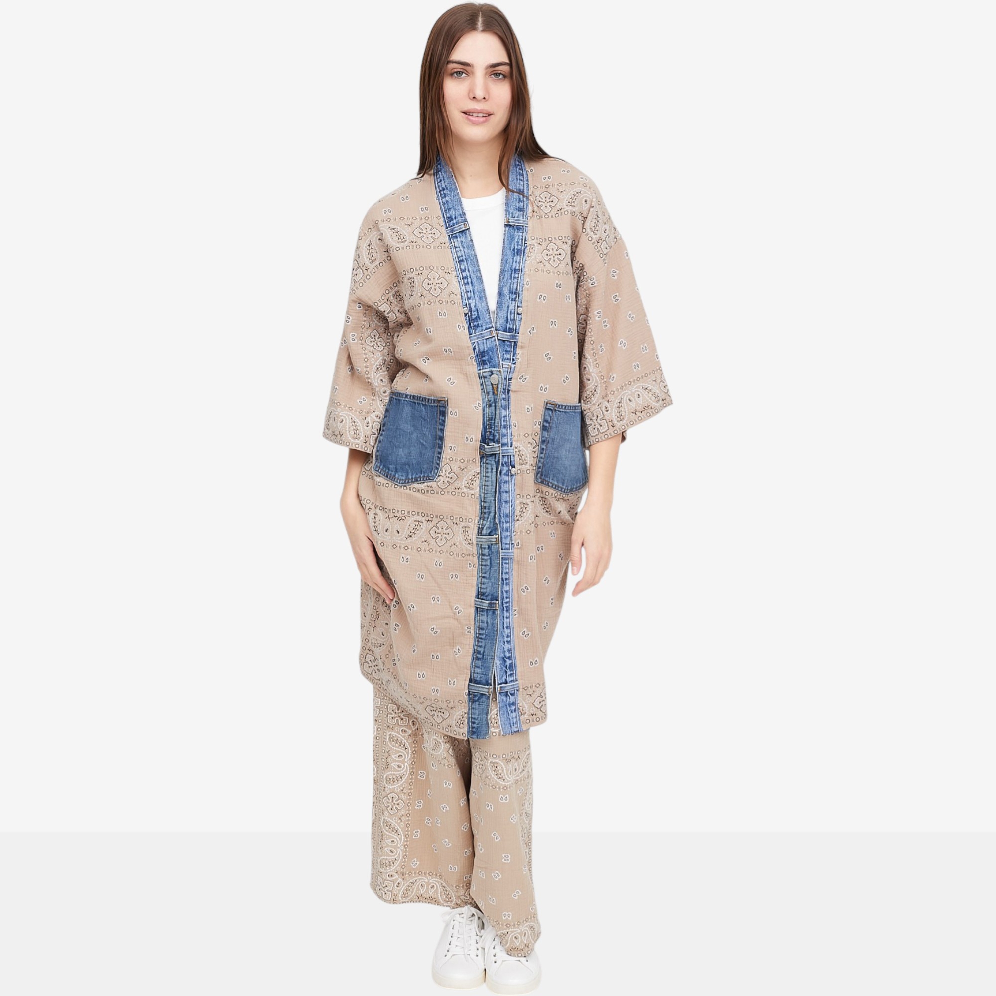 ＊ここさん専用＊kashwere LONGLINE CARDIGAN Shannon Passero Bandana Long Cardigan - TSC.ca