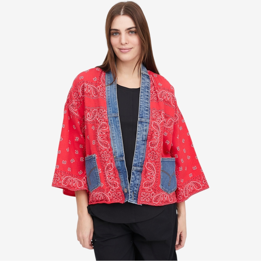 Image 119052_RED.jpg, Product 119-052 / Price $94.88, Shannon Passero Bandana Short Cardigan from Shannon Passero  on TSC.ca's Fashion department