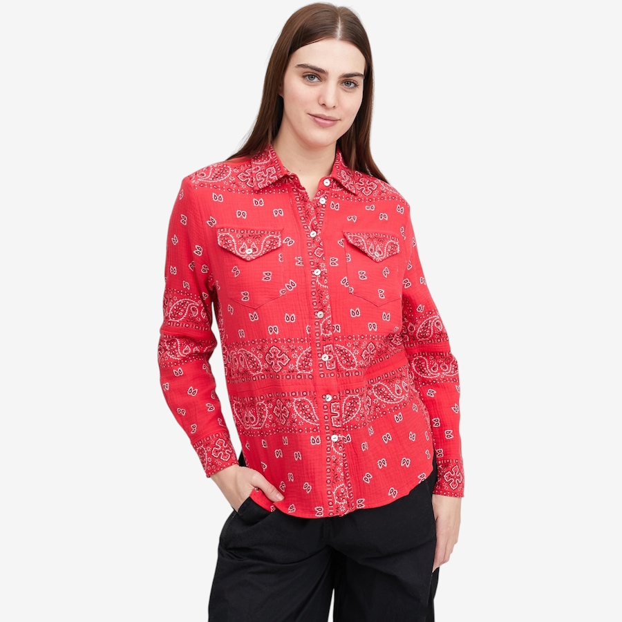 Image 119055_RED.jpg, Product 119-055 / Price $39.33, Shannon Passero Bandana Shirt from Shannon Passero  on TSC.ca's Fashion department
