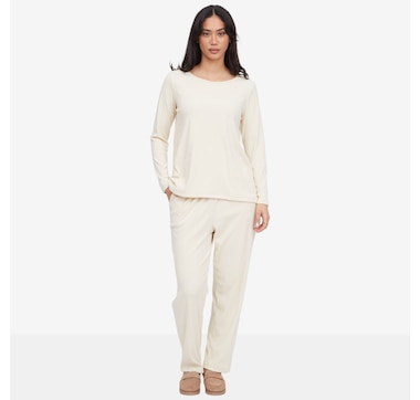 Kim &amp; Co. Soft Rib Knit Cozy Luxe Long Sleeve Top and Wellness Pant