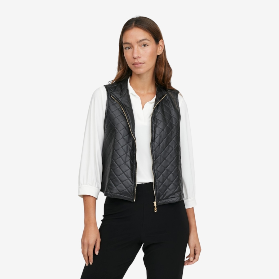 Image 119074_BLK.jpg, Product 119-074 / Price $59.99, Kim & Co. Quilted Zip Front Vest from Kim & Co. on TSC.ca's Fashion department
