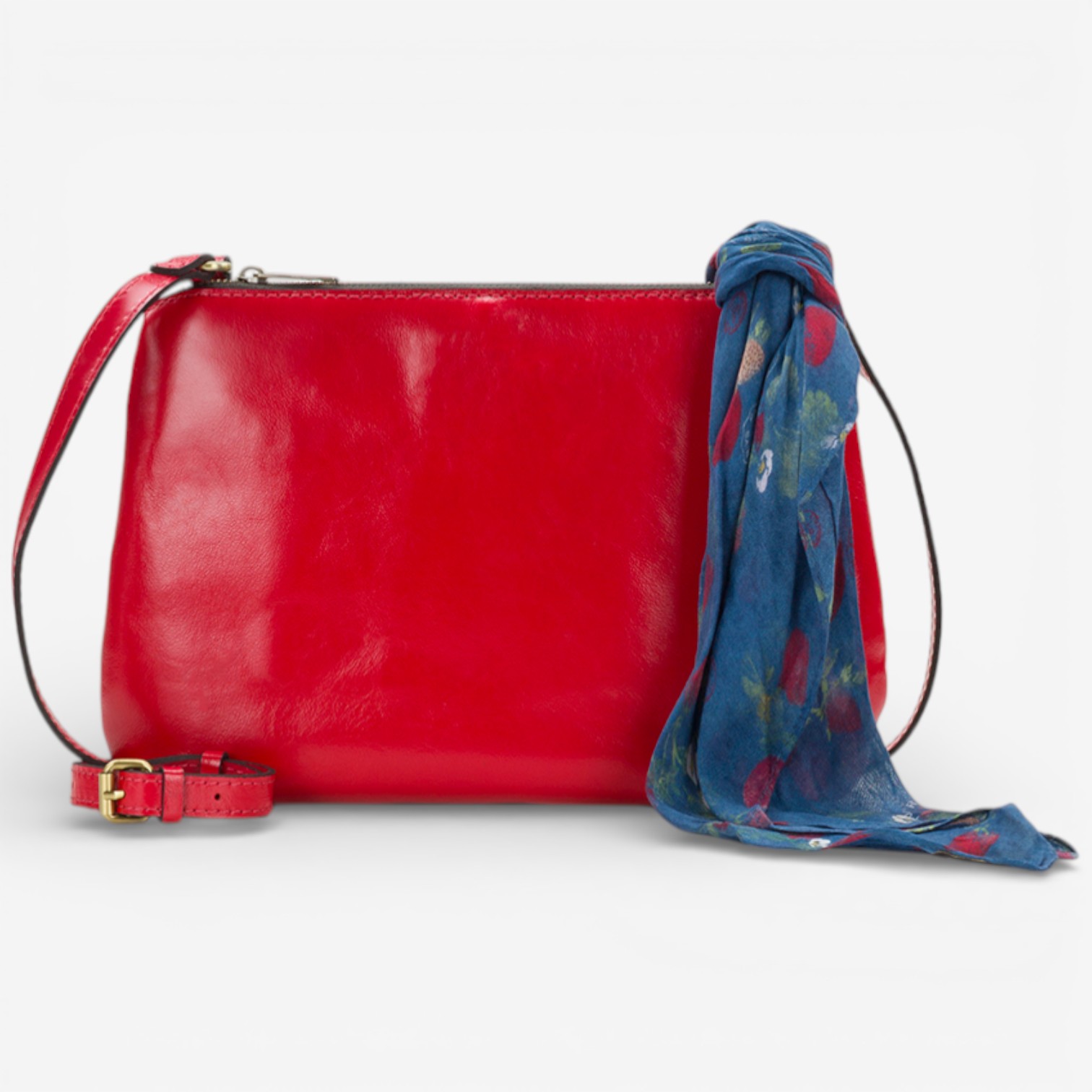 Patricia Nash Basita Leather Shoulder Bag with Scarf - TSC.ca