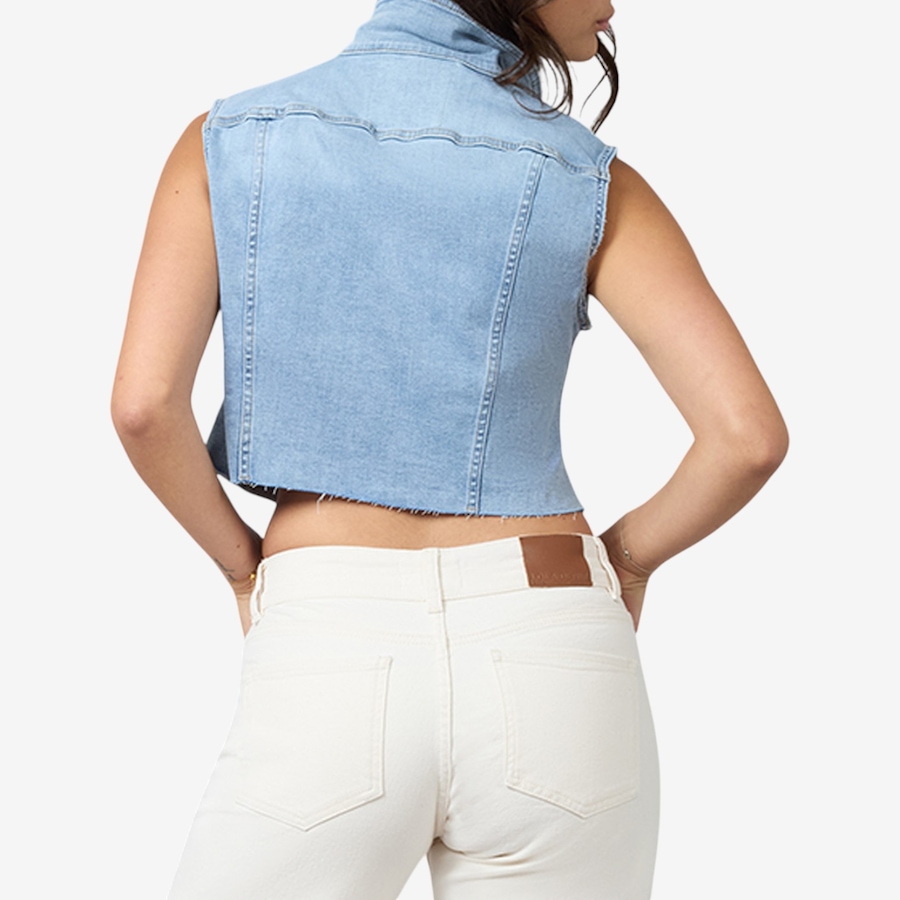Image 119169_ALTMORE1.jpg, Product 119-169 / Price $100.00, Lola Denim Gabbie Crop Vest from Lola Denim on TSC.ca's Fashion department