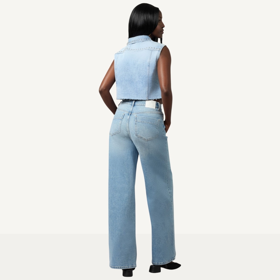 Image 119170_ALTMORE2.jpg, Product 119-170 / Price $160.00, Lola Denim Ultra High Rise Wide Leg Studded Jean from Lola Denim on TSC.ca's Fashion department