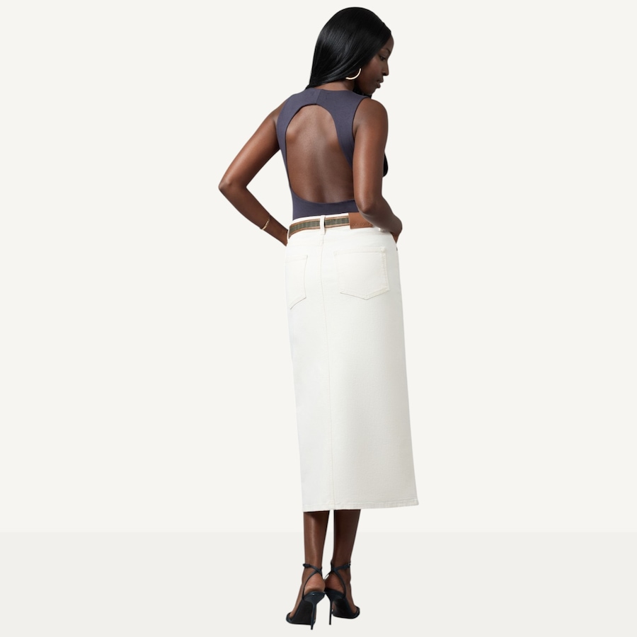 Image 119171_ALTMORE3.jpg, Product 119-171 / Price $150.00, Lola Denim Halston High Rise Maxi Skirt from Lola Denim on TSC.ca's Fashion department