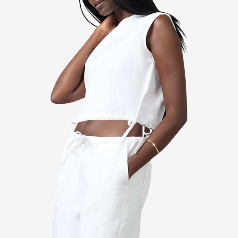 Image 119175_ALTMORE4.jpg, Product 119-175 / Price $80.00, Lola Denim Liel Cotton Twill Top from Lola Denim on TSC.ca's Fashion department