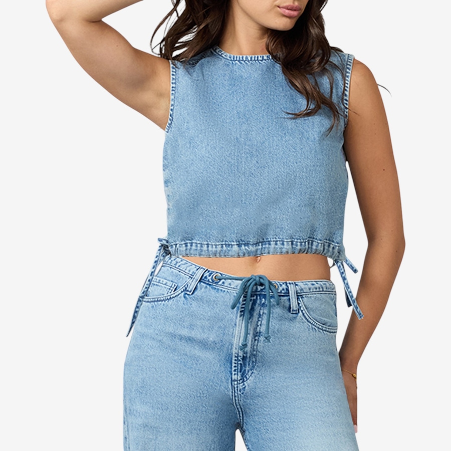 Image 119175_DAYWH.jpg, Product 119-175 / Price $80.00, Lola Denim Liel Cotton Twill Top from Lola Denim on TSC.ca's Fashion department