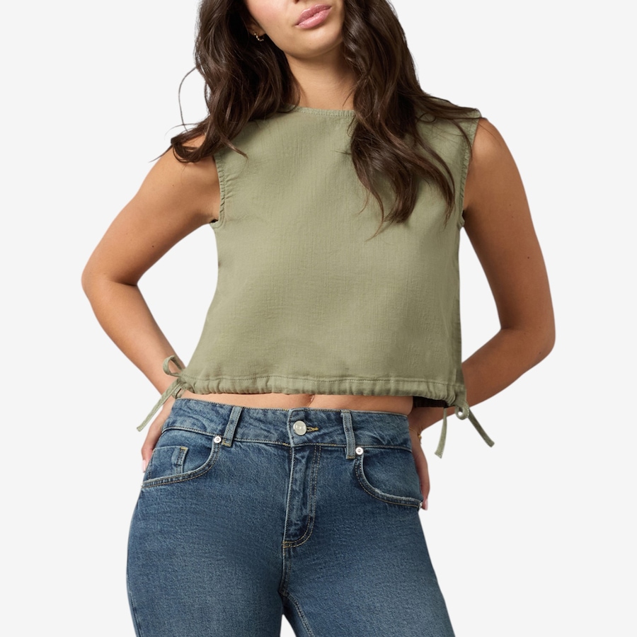 Image 119175_WORSE.jpg, Product 119-175 / Price $80.00, Lola Denim Liel Cotton Twill Top from Lola Denim on TSC.ca's Fashion department