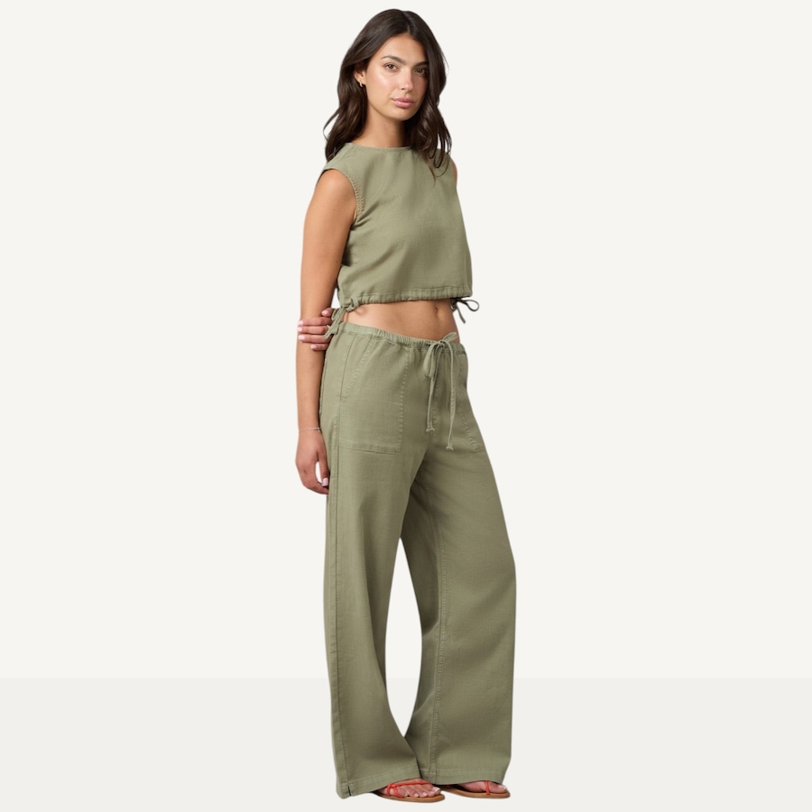 Image 119176_ALTMORE5.jpg, Product 119-176 / Price $72.88, Lola Denim Remy Mid-Rise Cotton Twill Trouser from Lola Denim on TSC.ca's Fashion department