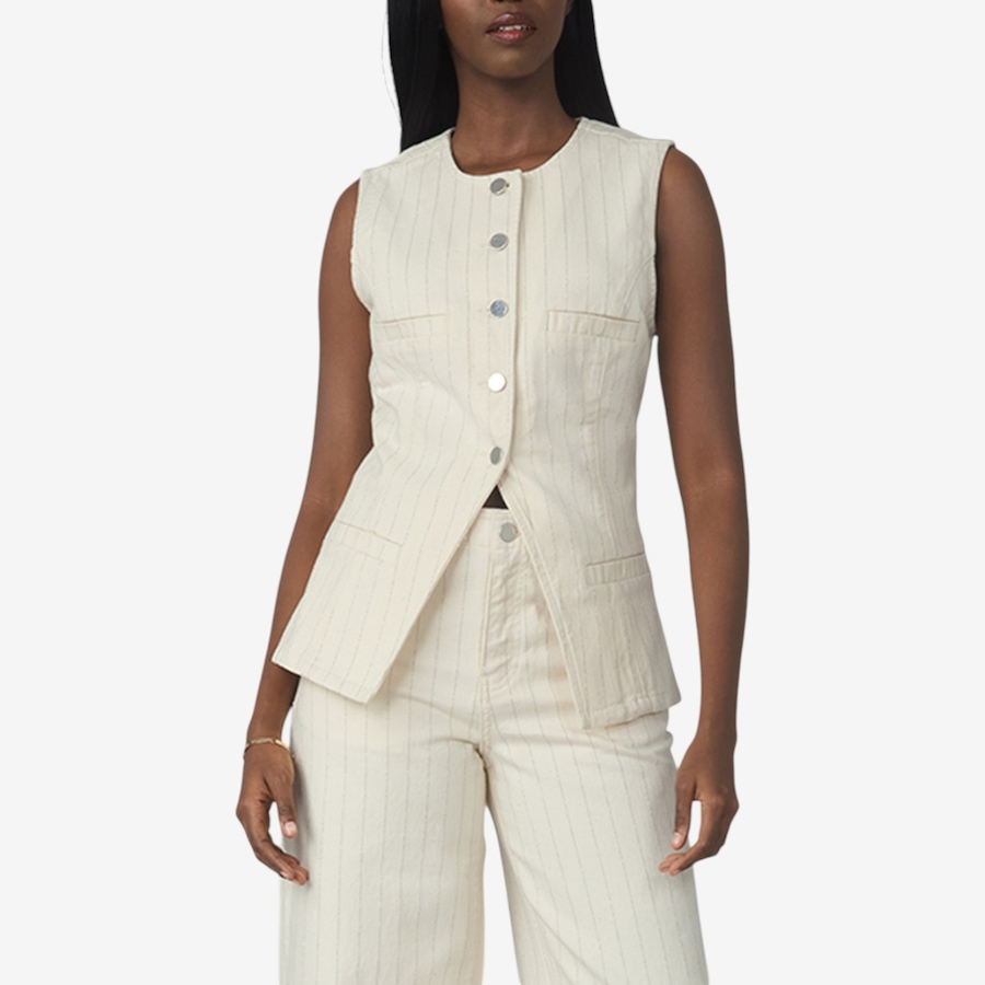 Image 119179_SRLG.jpg, Product 119-179 / Price $140.00, Lola Denim Emma Denim Vest from Lola Denim on TSC.ca's Fashion department
