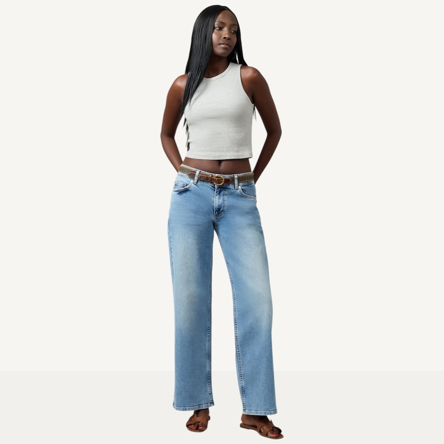 Image 119184_DENDK.jpg, Product 119-184 / Price $79.88, Lola Denim Miro Mid-Rise Straight Jean from Lola Denim on TSC.ca's Fashion department