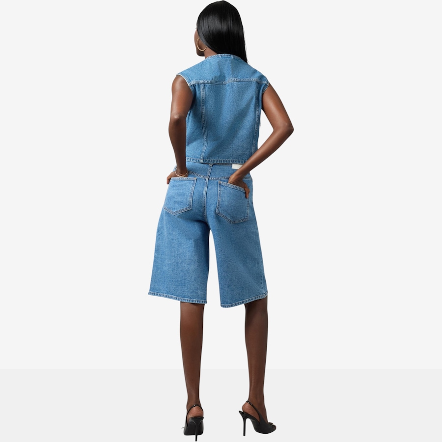 Image 119185_ALTMORE1.jpg, Product 119-185 / Price $140.00, Lola Denim Seville High Rise Gaucho Jean Short from Lola Denim on TSC.ca's Fashion department
