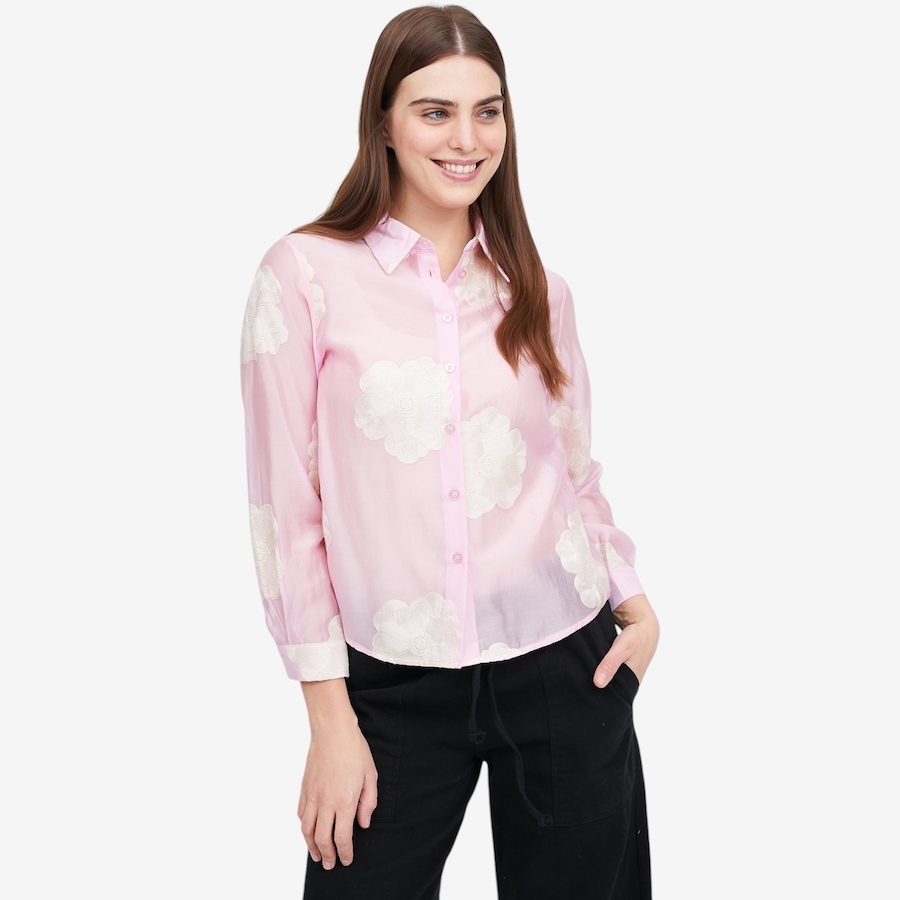Image 119198_PNK.jpg, Product 119-198 / Price $69.88, Astrid Rosetta Blouse from Astrid on TSC.ca's Fashion department