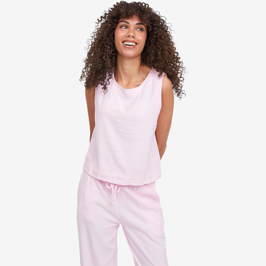 Image 119350_PNK.jpg, Product 119-350 / Price $39.33, Astrid Linen Blend Beach Tank from Astrid on TSC.ca's Fashion department