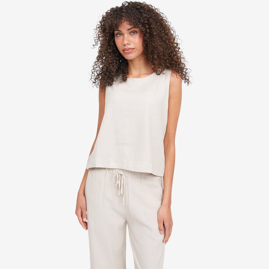Image 119350_SAN.jpg, Product 119-350 / Price $39.33, Astrid Linen Blend Beach Tank from Astrid on TSC.ca's Fashion department
