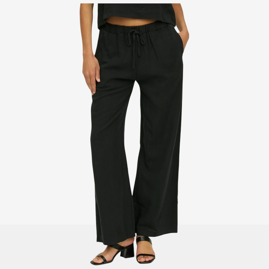 Image 119351_BLK.jpg, Product 119-351 / Price $49.33, Astrid Linen Blend Beach Pant from Astrid on TSC.ca's Fashion department