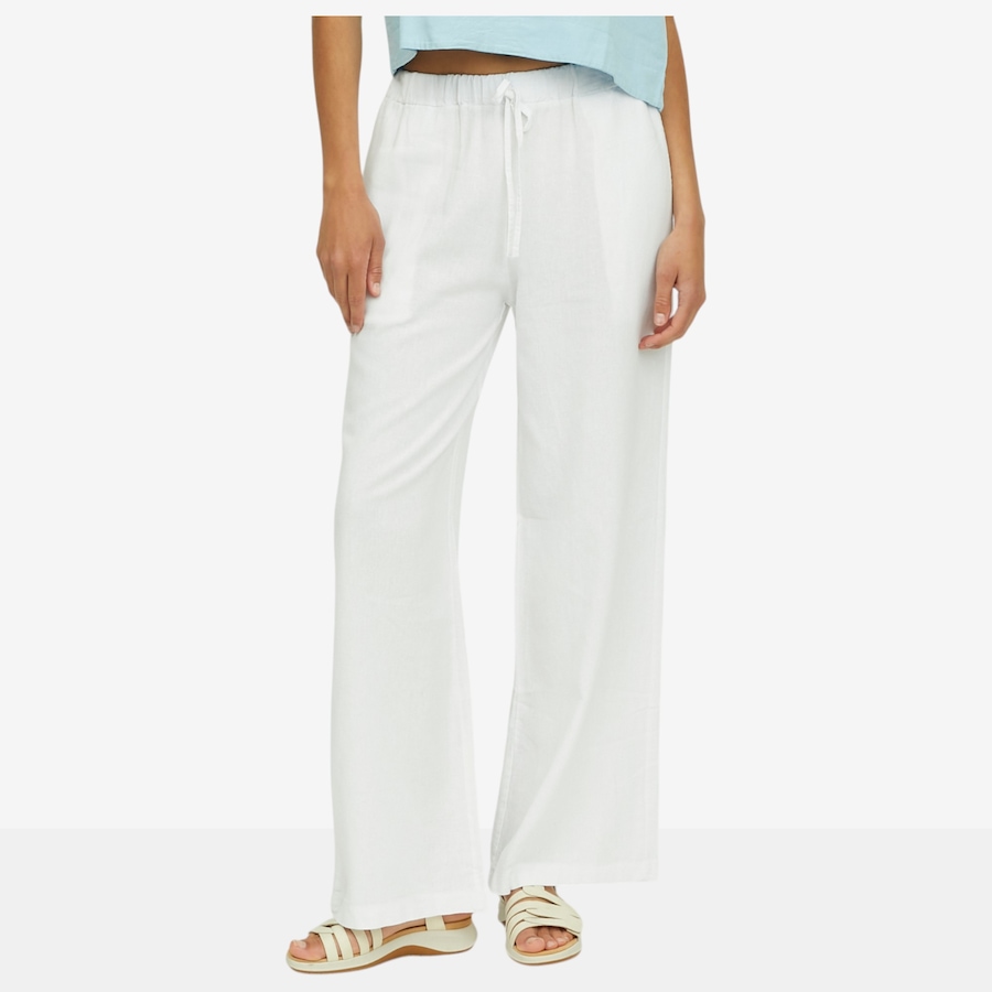 Image 119351_WHT.jpg, Product 119-351 / Price $49.33, Astrid Linen Blend Beach Pant from Astrid on TSC.ca's Fashion department