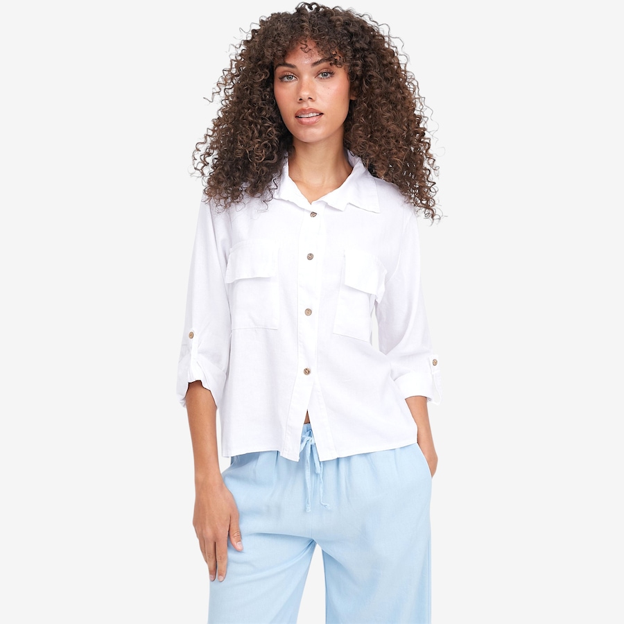 Image 119358_WHT.jpg, Product 119-358 / Price $79.88, Astrid Beach Boyfriend Shirt from Astrid on TSC.ca's Fashion department