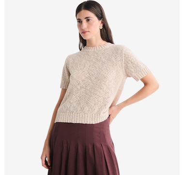 Mus &amp; Bombon Balam Short Sleeve Top with Ribbed Detail