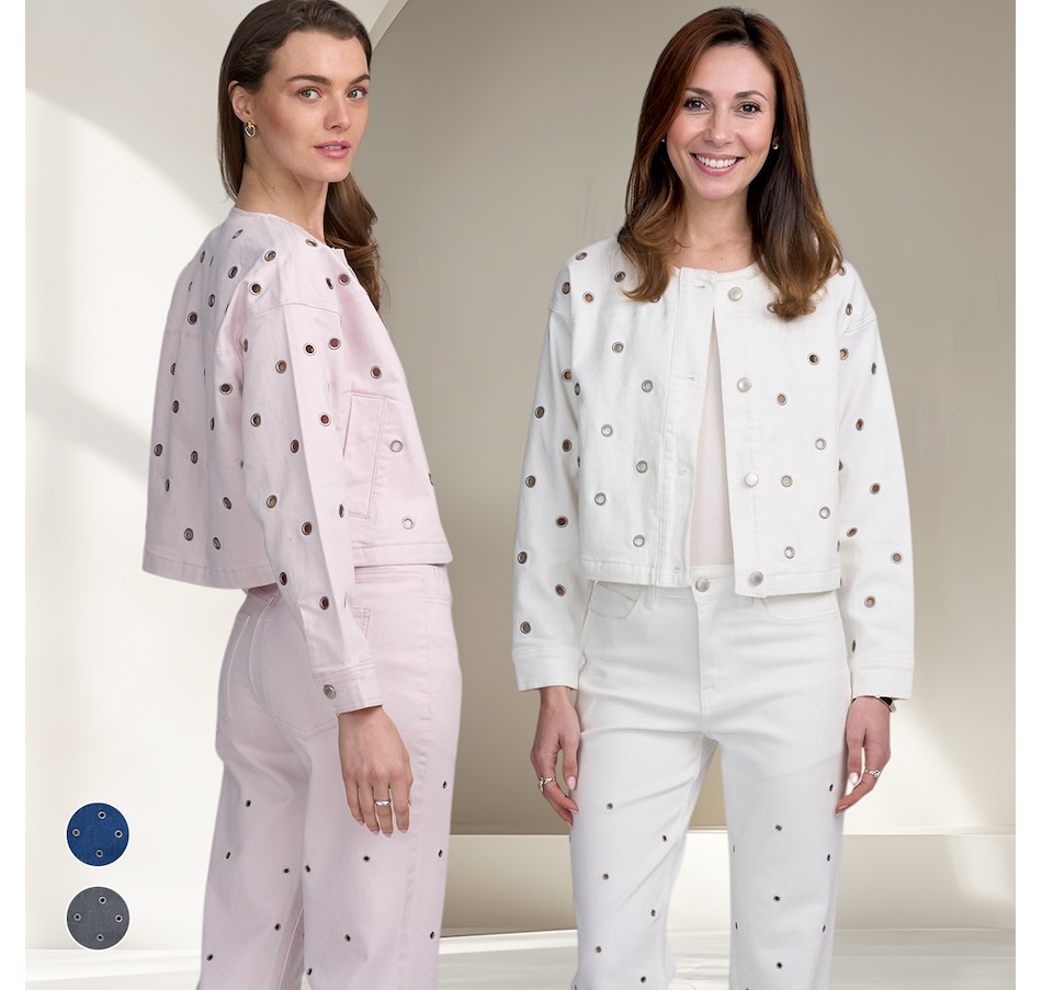 Image 119426_ALTMORE100.jpg, Product 119-426 / Price $115.00, ELLE Grommet Jacket from ELLE on TSC.ca's Fashion department