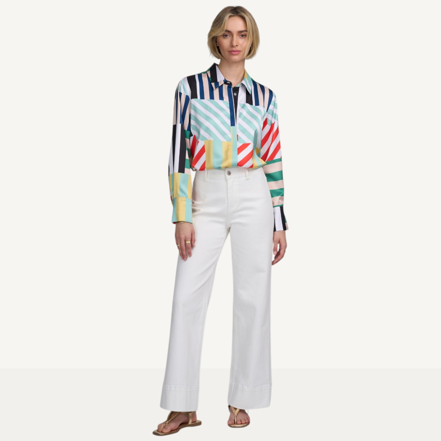 ELLE Striped Shirt - TSC.ca