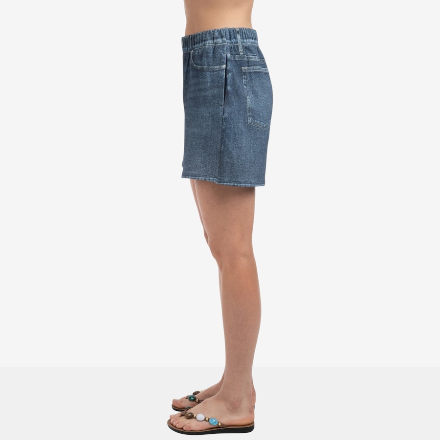 Image 119470_ALTMORE3.jpg, Product 119-470 / Price $49.88, ELLE Knit Denim Jort from ELLE on TSC.ca's Fashion department