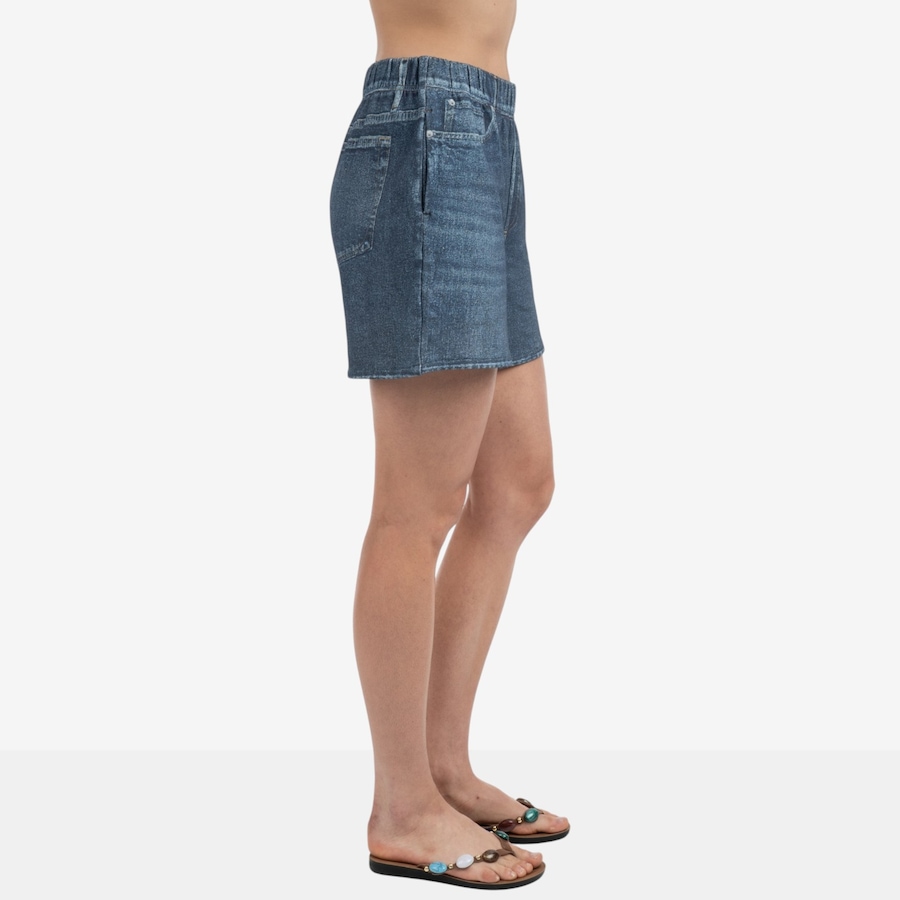 Image 119470_ALTMORE4.jpg, Product 119-470 / Price $49.88, ELLE Knit Denim Jort from ELLE on TSC.ca's Fashion department