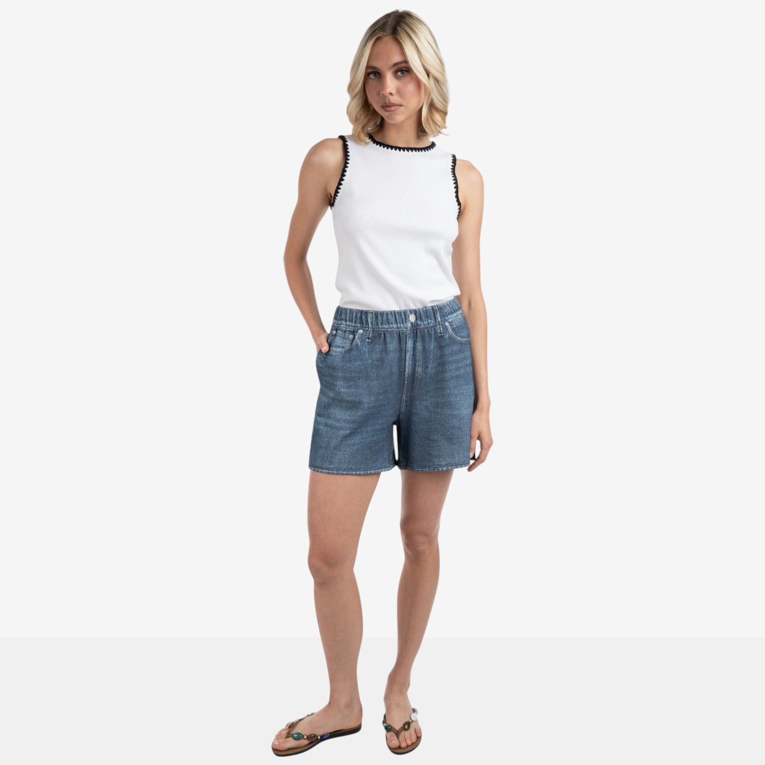 ELLE Embroidered Tank - TSC.ca
