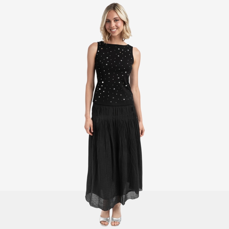 Image 119484_ALTMORE4.jpg, Product 119-484 / Price $34.88, ELLE Pleated Stitch Detail Skirt from ELLE on TSC.ca's Fashion department