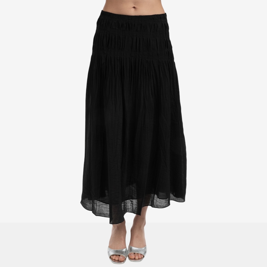 Image 119484_BLK.jpg, Product 119-484 / Price $34.88, ELLE Pleated Stitch Detail Skirt from ELLE on TSC.ca's Fashion department