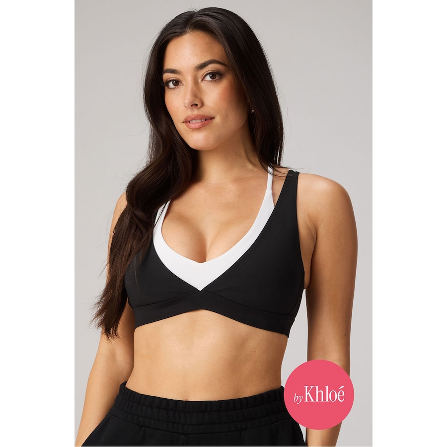 Image 119504_BLK.jpg, Product 119-504 / Price $59.88, Fabletics Pureluxe Double Layer Low Impact Bra from Fabletics on TSC.ca's Fashion department