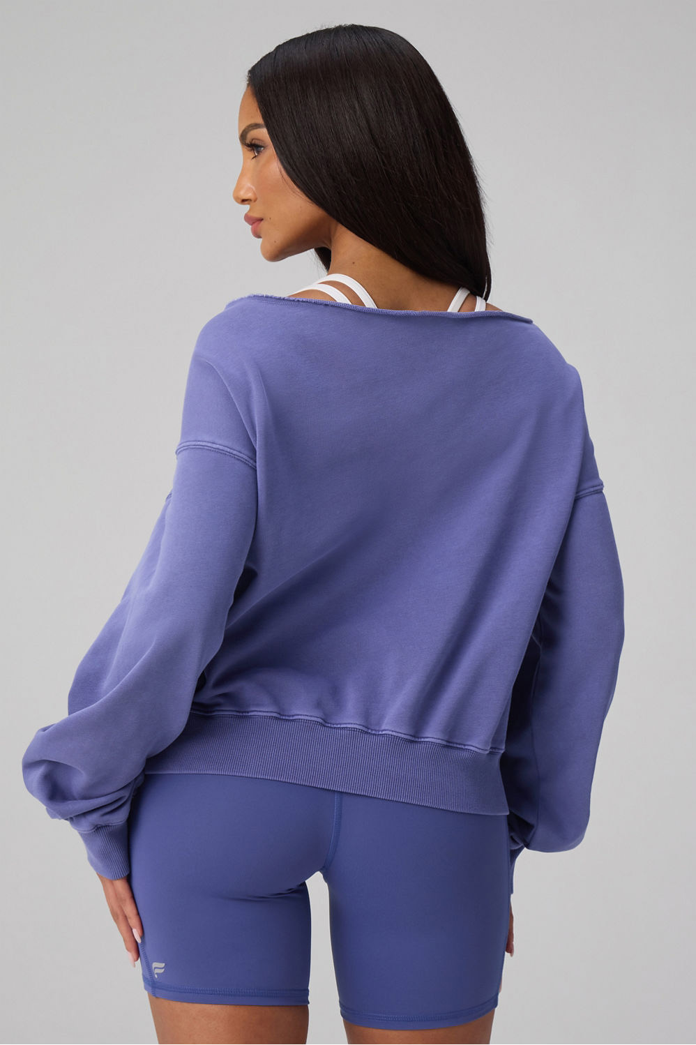 Fabletics YearRound Terry Off-Shoulder Sweatshirt - TSC.ca