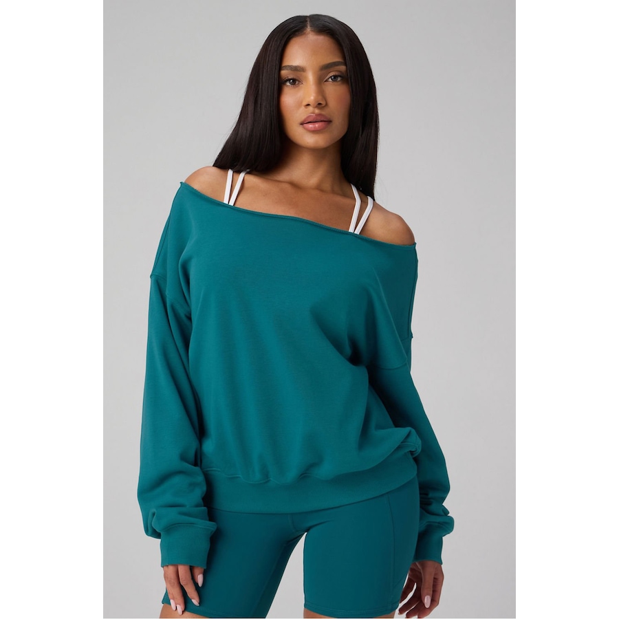 Image 119509_GREAS.jpg, Product 119-509 / Price $99.00, Fabletics YearRound Terry Off-Shoulder Sweatshirt from Fabletics on TSC.ca's Fashion department