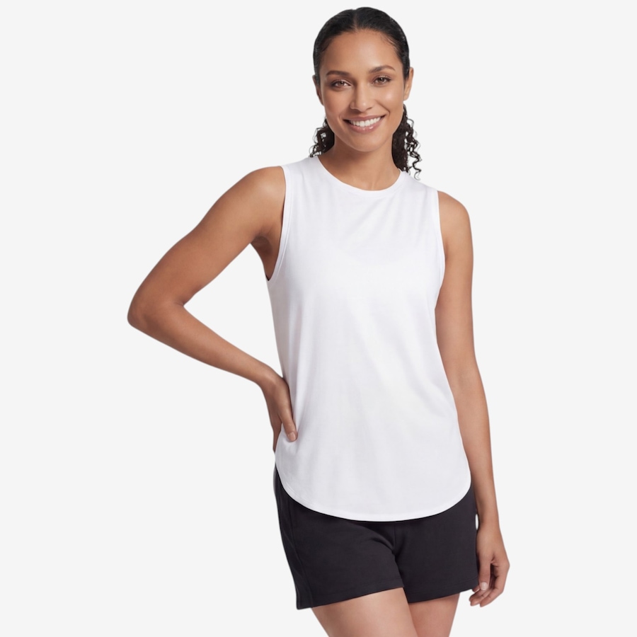 Image 119546_WHT.jpg, Product 119-546 / Price $40.00, Skechers GoDri Swift Tunic Tank from Skechers on TSC.ca's Fashion department