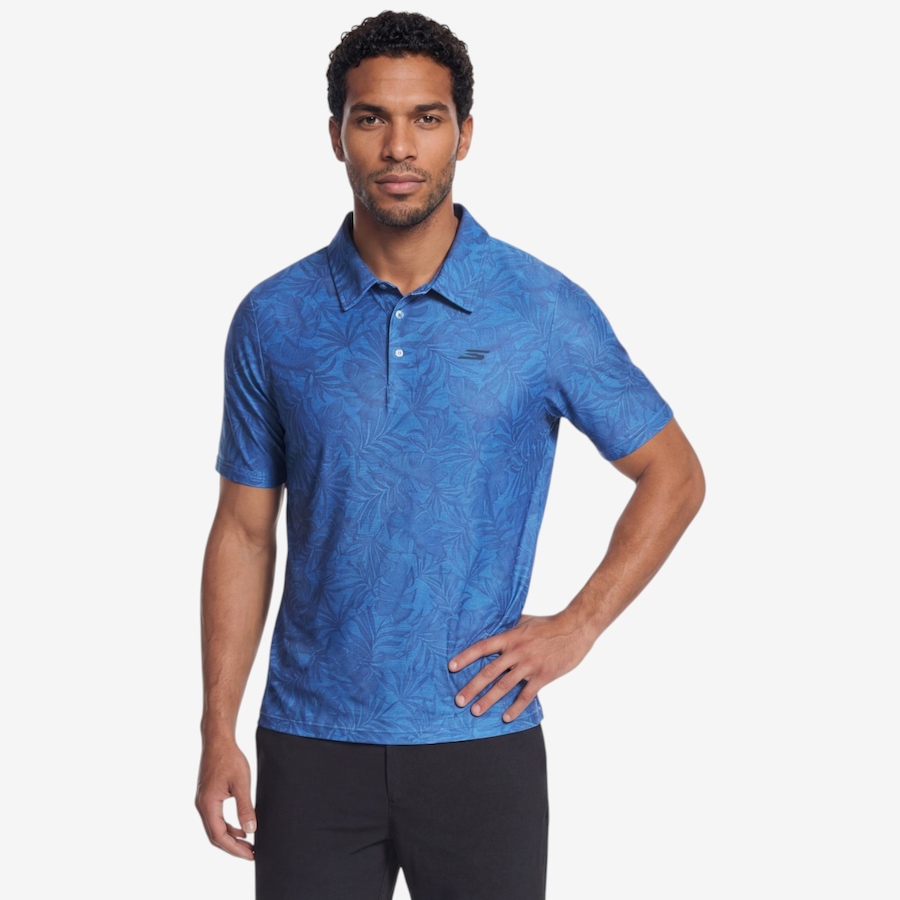 Image 119554_PCBL.jpg, Product 119-554 / Price $55.00, Skechers Men's Go Dri All Day Printed Polo from Skechers on TSC.ca's Fashion department