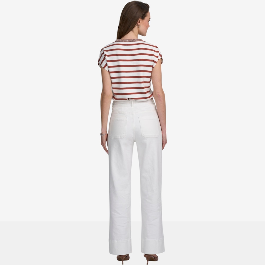 Image 119562_ALTMORE3.jpg, Product 119-562 / Price $54.88, ELLE Striped Top with Neck Embellishment from ELLE on TSC.ca's Fashion department