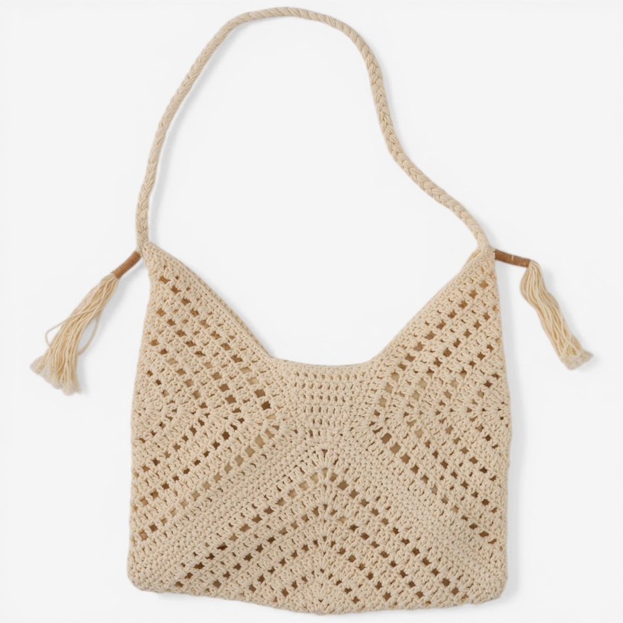 Image 119565_IVR.jpg, Product 119-565 / Price $39.88, ELLE Crochet Slouch Bag from ELLE on TSC.ca's Fashion department